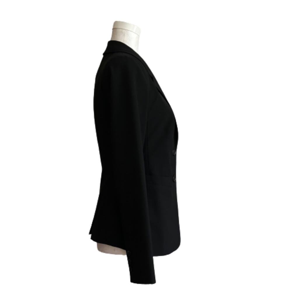 The Limited Blazer Black Collection Black Button Front Career Jacket Size 2 - Picture 4 of 11